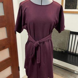 Maroon Express Front Tie Dress Sz. S